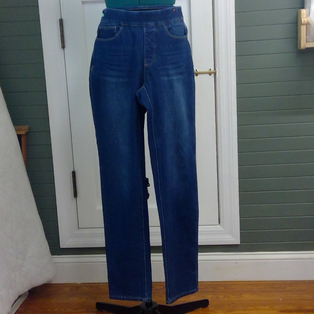 LAST CHANCE Soft Surroundings Ultimate Pull-on Denim Jeans (Small)